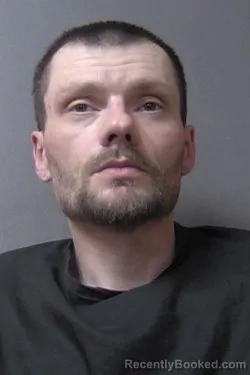 Mugshot of Douglas Ryan Lear booked in Madison County, Indiana on March 21, 2026