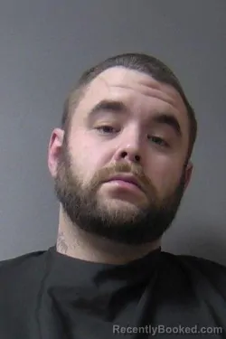 Mugshot of Joshua Michael Wood booked in Madison County, Indiana on March 22, 2026