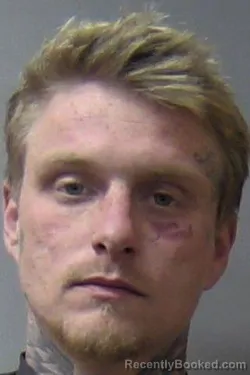 Mugshot of Justin Bradley Second Pratt booked in Madison County, Indiana on March 25, 2026