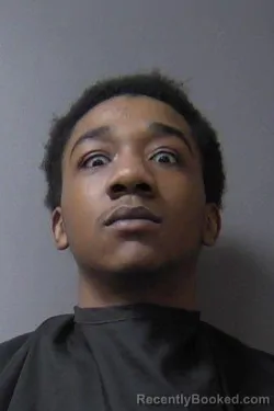 Mugshot of Rontrell Lamar Evans booked in Madison County, Indiana on March 27, 2026