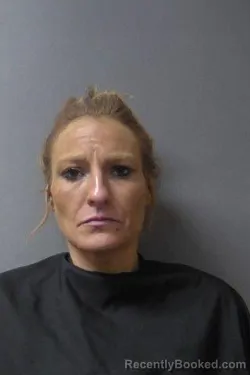 Mugshot of Brittany Nicole Leakey booked in Madison County, Indiana on March 31, 2026