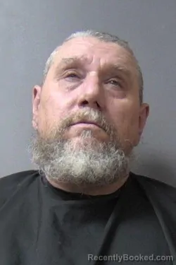 Mugshot of Russell Spencer Johnson booked in Madison County, Indiana on April 17, 2026