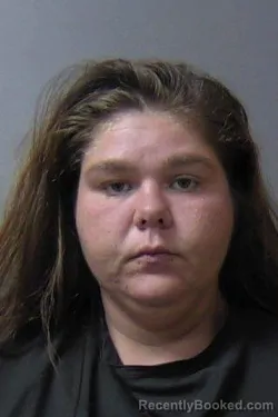 Mugshot of Megan Renee Swearingen booked in Madison County, Indiana on April 24, 2026