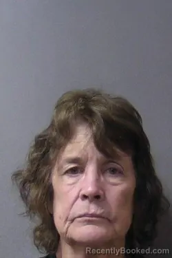 Mugshot of Libby Camille Moneyhun booked in Madison County, Indiana on July 14, 2026