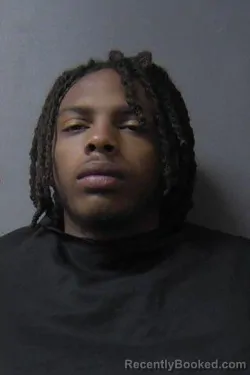 Mugshot of Jayden Dominique Harris booked in Madison County, Indiana on July 26, 2026