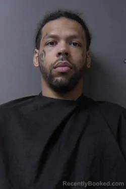 Mugshot of Deron Jordan Harris booked in Madison County, Indiana on July 28, 2026
