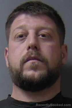 Mugshot of Tyler Randolph Riley booked in Madison County, Indiana on July 29, 2026