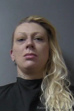 Mugshot of Rachel Elysa Ward booked in Madison County, Indiana on October 4, 2026