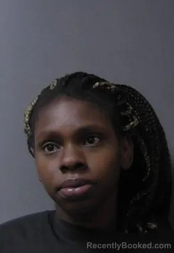 Mugshot of Aleah Destiny Morgan booked in Madison County, Indiana on October 4, 2026
