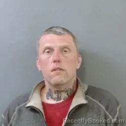 Mugshot of James Wallisa booked in Martin County, Indiana on March 24, 2026