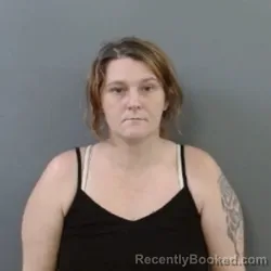 Mugshot of Courtney Paige Hawkins booked in Martin County, Indiana on September 22, 2026