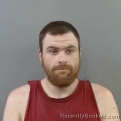 Mugshot of Joshua Thompson booked in Martin County, Indiana on April 18, 2026