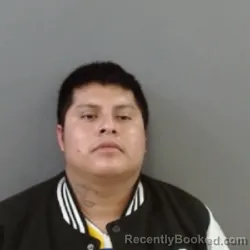 Mugshot of Oswaldo Sameul Perez Lopez booked in Martin County, Indiana on May 21, 2026