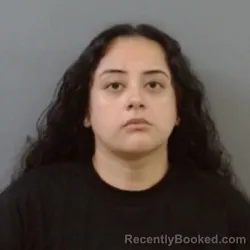 Mugshot of Maria Anarely Cruz booked in Martin County, Indiana on June 13, 2026