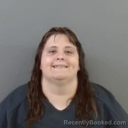Mugshot of Emily George booked in Martin County, Indiana on July 17, 2026
