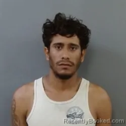 Mugshot of Emerson Donai Cruz Perez booked in Martin County, Indiana on July 29, 2026