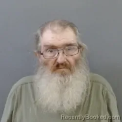 Mugshot of James Johnson booked in Martin County, Indiana on July 31, 2026