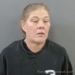 Mugshot of Betty Sue Fields booked in Martin County, Indiana on October 20, 2026