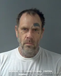 Mugshot of JUSTIN C HOBSON booked in Monroe County, Indiana on April 2, 2026