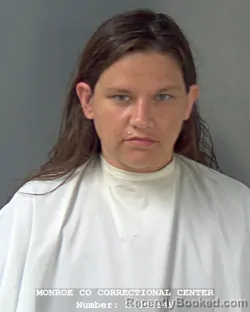Booking photo from Monroe County, Indiana