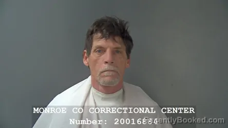 Mugshot of JOHN CLARENCE MERRIMAN booked in Monroe County, Indiana on June 1, 2026