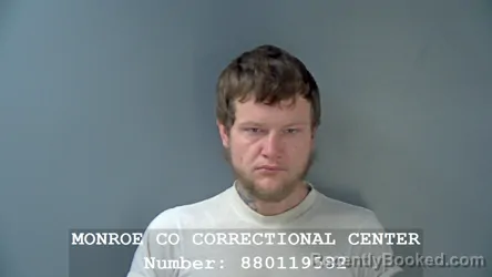 Mugshot of CHARLES MELVIN HUGHES booked in Monroe County, Indiana on March 24, 2026