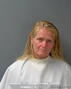 Mugshot of ANGELA MARIE MERRIMAN booked in Monroe County, Indiana on July 26, 2026