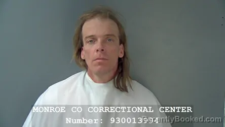 Mugshot of MICHAEL ALAN FLINSPACH booked in Monroe County, Indiana on March 26, 2026