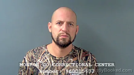 Mugshot of SEAN RONALD SARNECKI booked in Monroe County, Indiana on June 4, 2026