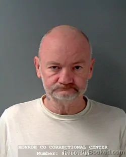 Mugshot of JAMES GARLAND HEARON booked in Monroe County, Indiana on March 13, 2026