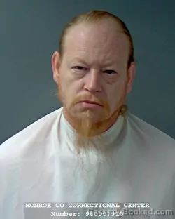 Mugshot of AARON JACOB BORUFF booked in Monroe County, Indiana on March 27, 2026