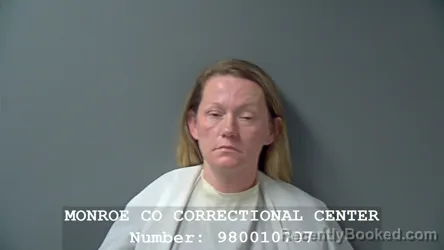 Mugshot of Atosha Mae Bridgewater booked in Monroe County, Indiana on August 17, 2026