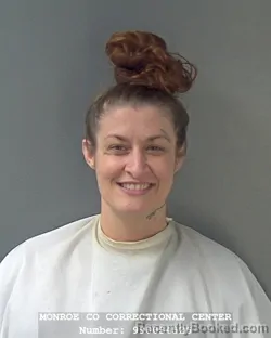 Mugshot of Kristin Nicole Garrett booked in Monroe County, Indiana on September 15, 2026