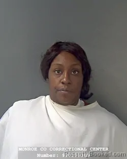 Mugshot of Derriona Lachelle Anderson booked in Monroe County, Indiana on October 27, 2026