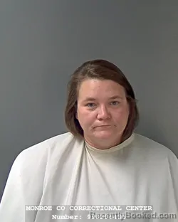 Mugshot of AMBER DAWN DYER booked in Monroe County, Indiana on July 24, 2026