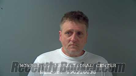 Booking photo from Monroe County, Indiana