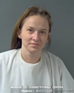 Mugshot of JUSTINE NICOLE FIONA SMITH booked in Monroe County, Indiana on August 5, 2026