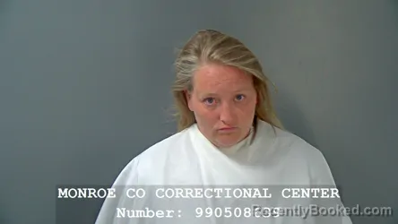 Mugshot of TIFFANY LYNN TUXBURY booked in Monroe County, Indiana on May 29, 2026