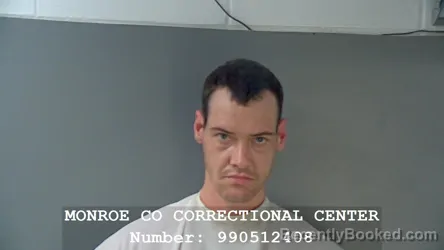 Mugshot of COLE JAMES JOHNSON booked in Monroe County, Indiana on July 4, 2026
