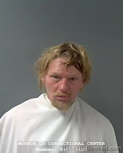 Mugshot of JEFFREY EARL KINSER booked in Monroe County, Indiana on March 26, 2026