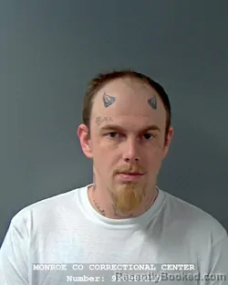 Mugshot of DUSTIN BRADLEE ROBERT HILLENBERG booked in Monroe County, Indiana on March 20, 2026