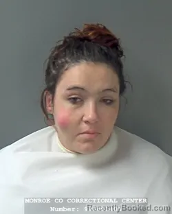 Mugshot of Brittany Nicole Lewis booked in Monroe County, Indiana on October 6, 2026