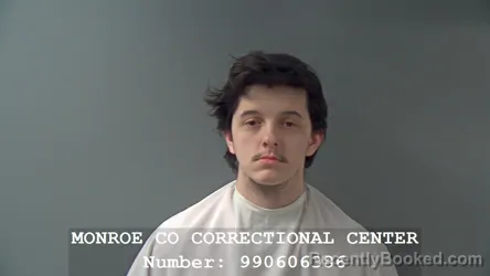 Mugshot of ASHTON PARKER YOUNG booked in Monroe County, Indiana on March 24, 2026