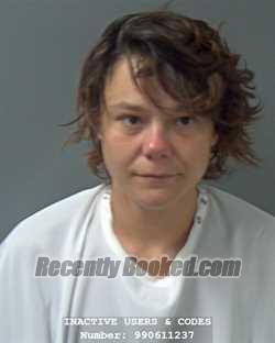 Booking photo from Monroe County, Indiana