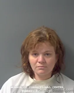 Mugshot of Samantha Michelle Ottinger booked in Monroe County, Indiana on September 1, 2026