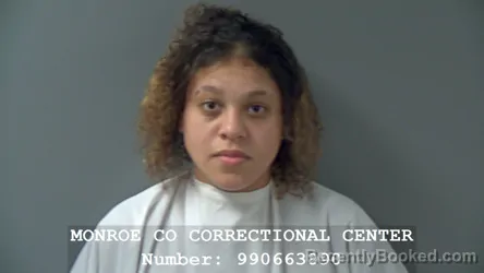 Booking photo from Monroe County, Indiana