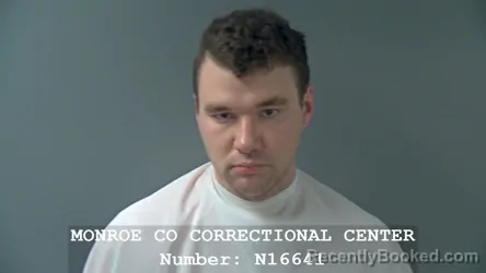 Booking photo from Monroe County, Indiana