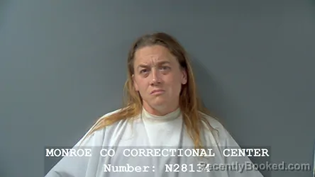 Mugshot of HEATHER EARLENE BLACKWELL booked in Monroe County, Indiana on August 5, 2026