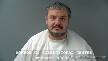 Mugshot of MICHAEL DAMON FITZGERALD booked in Monroe County, Indiana on March 20, 2026