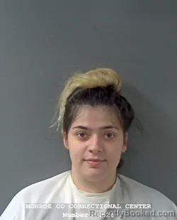 Mugshot of MAKAYLA ROSE MATLOCK booked in Monroe County, Indiana on April 29, 2026